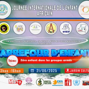 Butembo : Le Parlement d&rsquo;enfants et la Plume d&rsquo;or vont célébrer la Journée internationale de l&rsquo;Enfant Africain avec une touche particulière