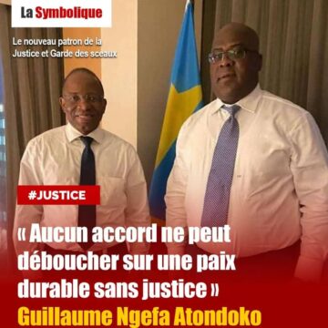 RDC : Qui est le nouveau patron de la Justice Congolaise ? « Voici le portrait de Guillaume Ngefa Atondoko »