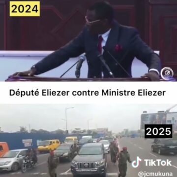 Kinshasa/Circulation Routière : Quand les actions ne convergent pas avec les paroles (Député Eliezer Ntambwe contre le Ministre Eliezer Ntambwe)