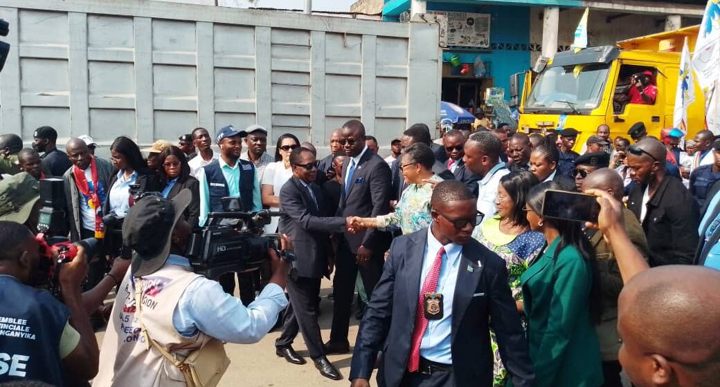 Tanganyika : La présence de Judith Suminwa placée sous le signe de la « sécurité, modernisation des infrastructures et de message du Président de la République »