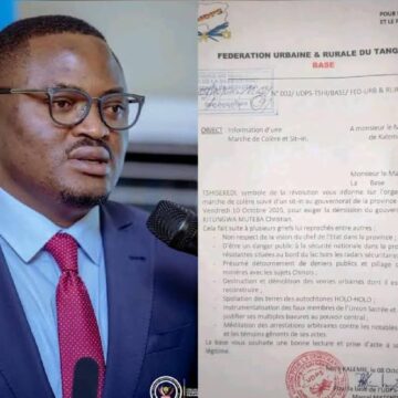 Tanganyika : « Christian Kitungwa sur une chaise éjectable », l&rsquo;UDPS Kalemie exige la démission du Gouverneur superlativement reproché !