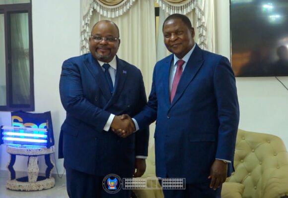 RDC-RCA : en marge de l’investiture du Président Touadéra, Aimé Boji Sangara reçu en audience CCAN.