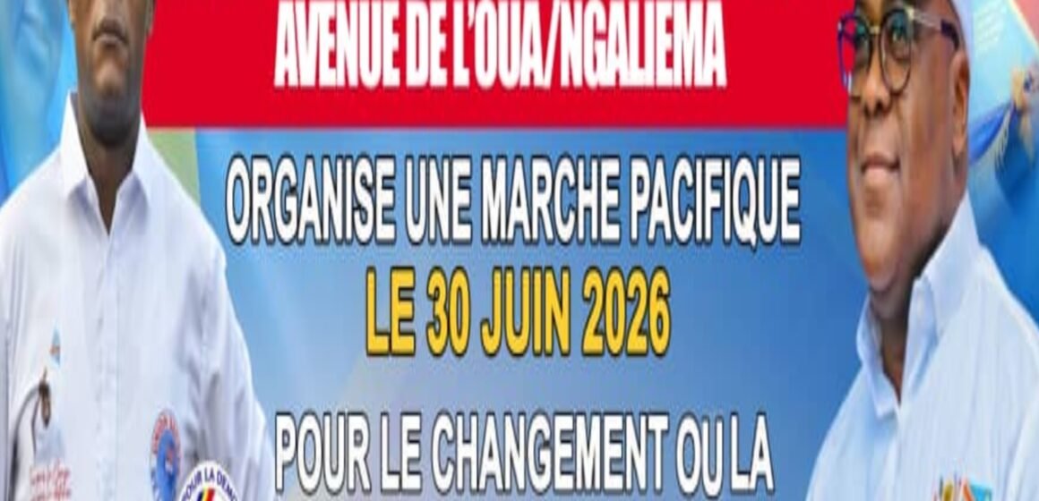 30 Juin 2026,  Le Mardi de l&rsquo;indépendance ,Marche de Soutien pour le changement de la constitution  organisée par le coordonnateur KALAKI.