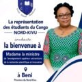 Nord-Kivu : Les étudiants invités à faire entendre leurs préoccupations auprès de la Ministre de l’ESURSI, en mission à Beni.
