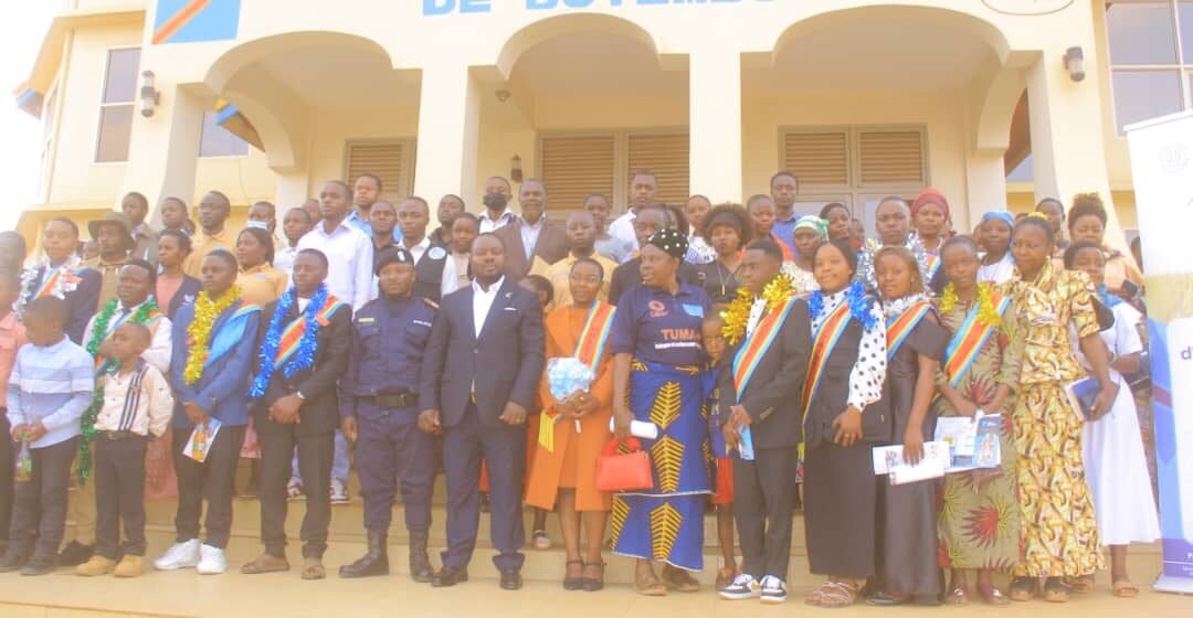 Butembo : le nouveau Bureau du Parlement d&rsquo;Enfants Butembo–Lubero officiellement investi pour le mandat 2026–2028.