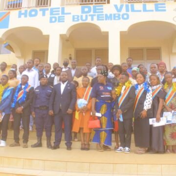 Butembo : le nouveau Bureau du Parlement d&rsquo;Enfants Butembo–Lubero officiellement investi pour le mandat 2026–2028.