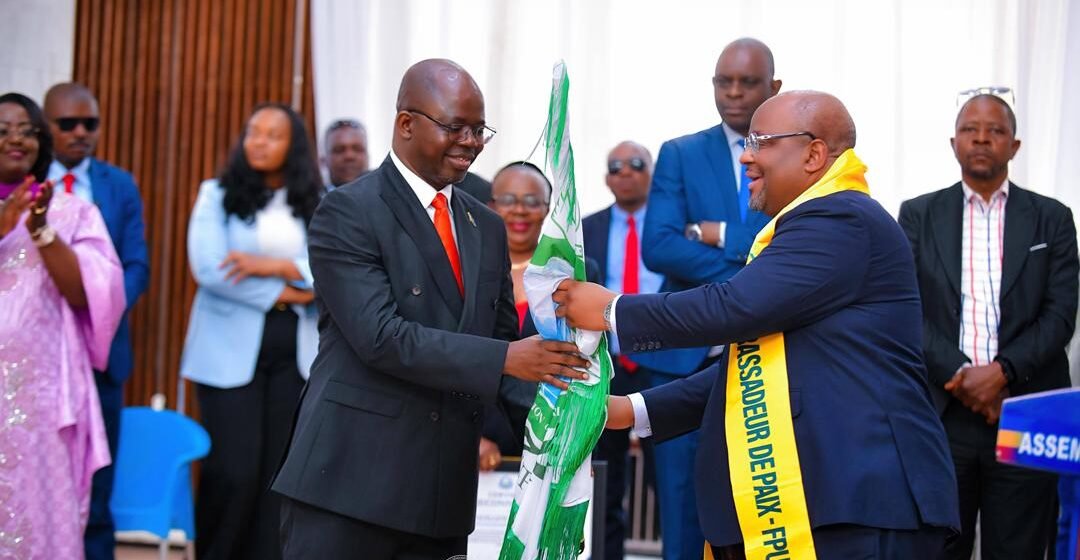 Diplomatie parlementaire pour la paix: Les Honorables Aimé BOJI SANGARA et Isaac JC TSHILUMBAYI investis respectivement président d&rsquo;honneur et président du Bureau exécutif national de l&rsquo;AIPP-RDC.