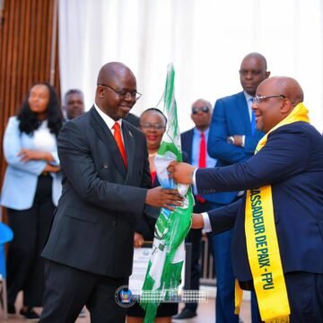 Diplomatie parlementaire pour la paix: Les Honorables Aimé BOJI SANGARA et Isaac JC TSHILUMBAYI investis respectivement président d&rsquo;honneur et président du Bureau exécutif national de l&rsquo;AIPP-RDC.