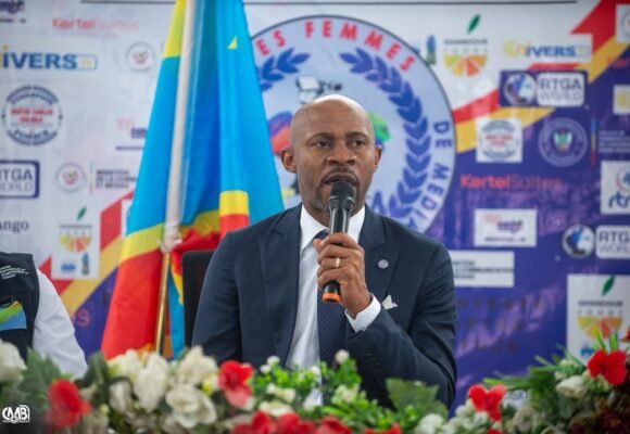 ÉVÉNEMENT UNCC et TFM de Rachelle  SHAKO ont célébré la journée de la Presse avec le gotha de Média dont Patrick Muyaya du gouvernement.